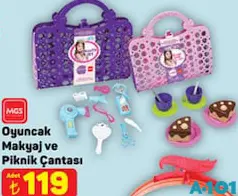MGS OYUNCAK MAKYAJ VE PİKNİK ÇANTASI MGS OYUNCAK MAKYAJ VE PİKNİK ÇANTASI